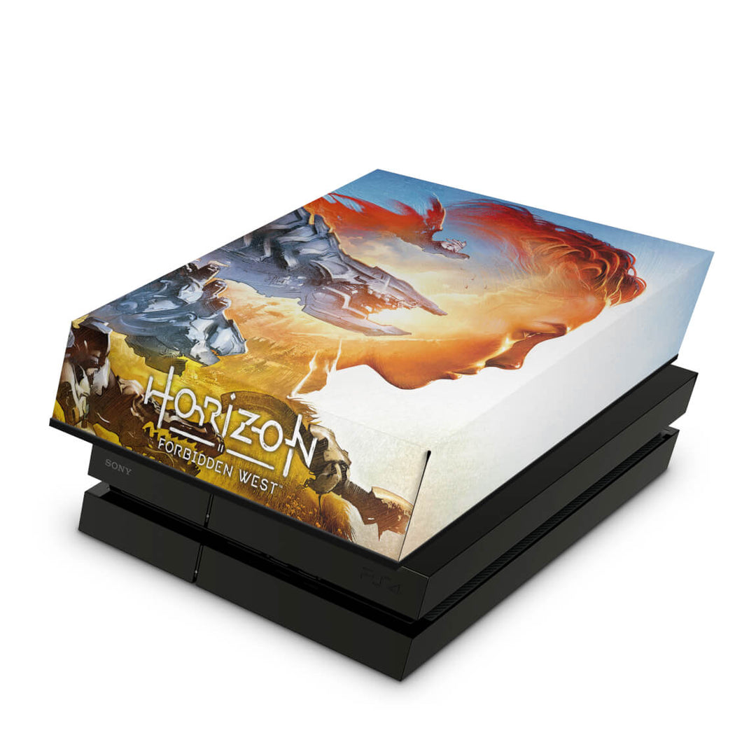 Capa Anti Poeira PS4 Fat - Horizon Forbidden West - Pop Arte Skins