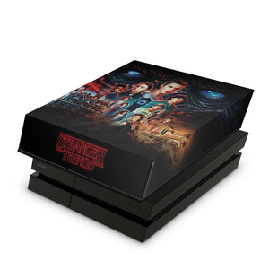 Capa Anti Poeira PS4 Fat - Stranger Things - Pop Arte Skins