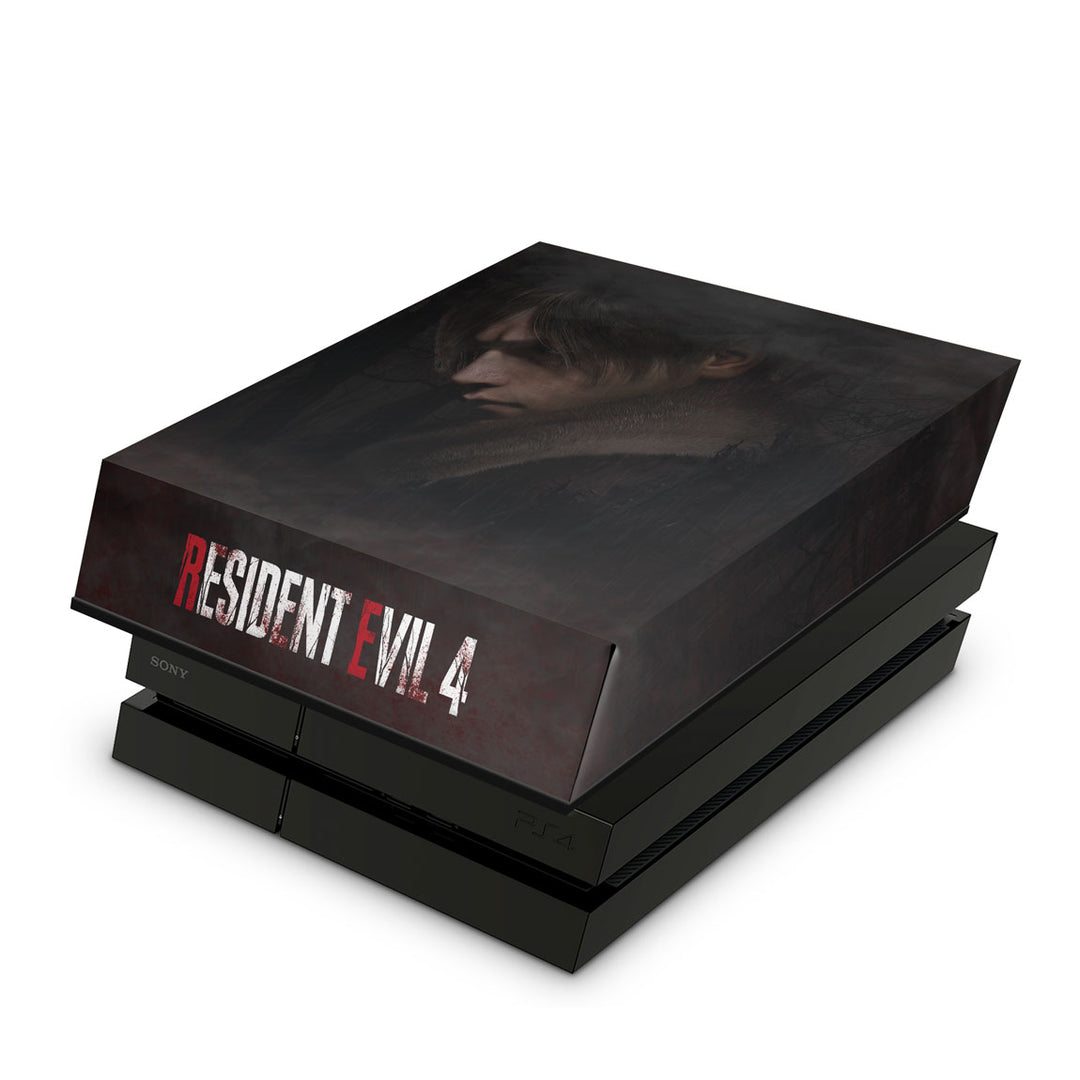 Capa Anti Poeira PS4 Fat - Resident Evil 4 Remake - Pop Arte Skins