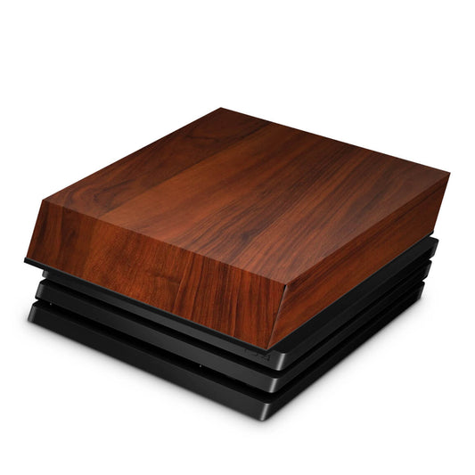 Capa Anti Poeira PS4 Pro - Textura Madeira