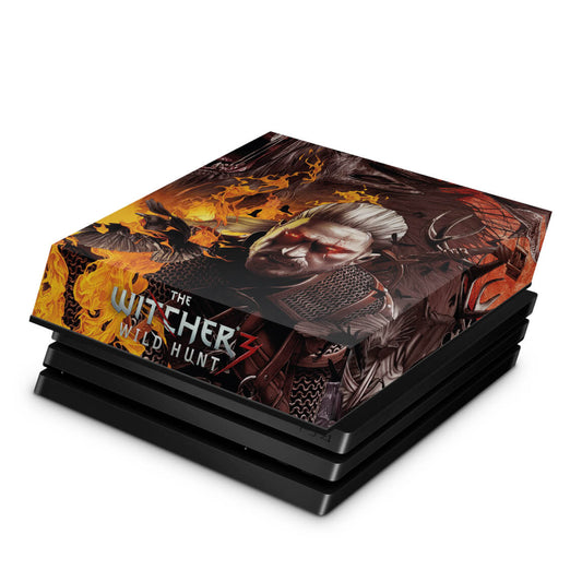 Capa Anti Poeira PS4 Pro - The Witcher #B