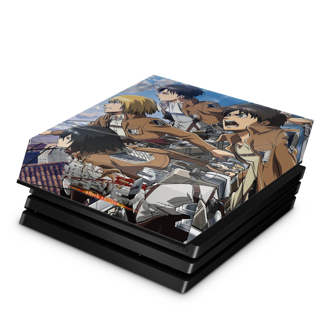 Capa Anti Poeira PS4 Pro - Attack On Titan - shingeki no kyojin #A