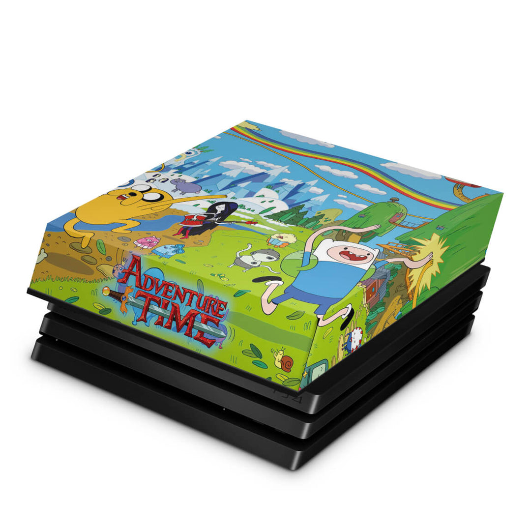 Capa Anti Poeira PS4 Pro - Hora de Aventura