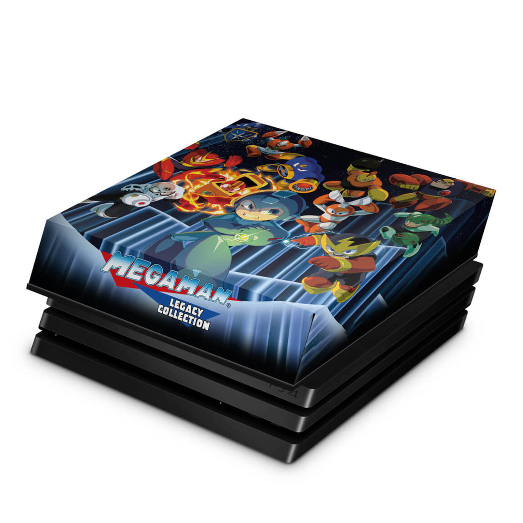 Capa Anti Poeira PS4 Pro - Megaman Legacy Collection