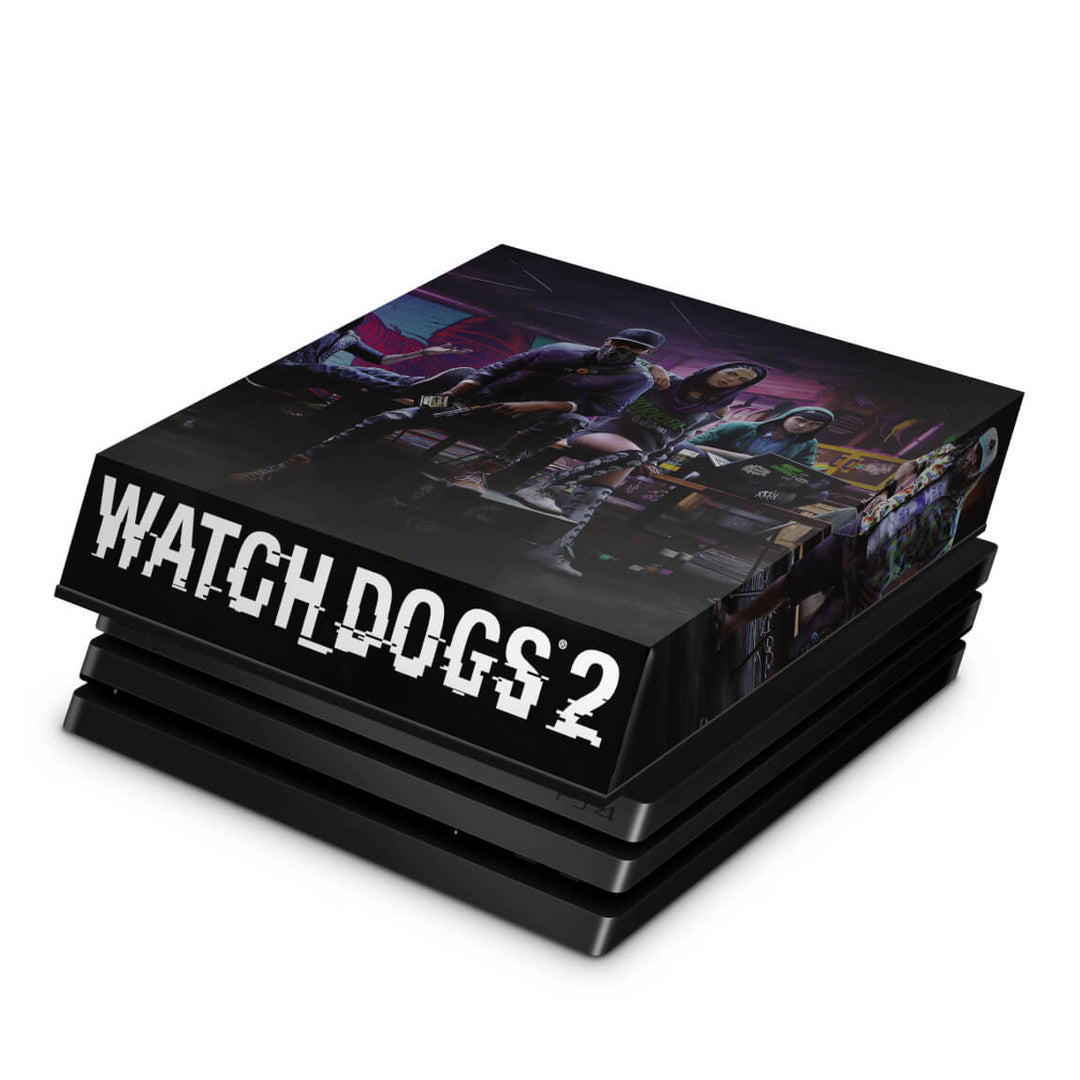 Capa Anti Poeira PS4 Pro - Watch Dogs 2