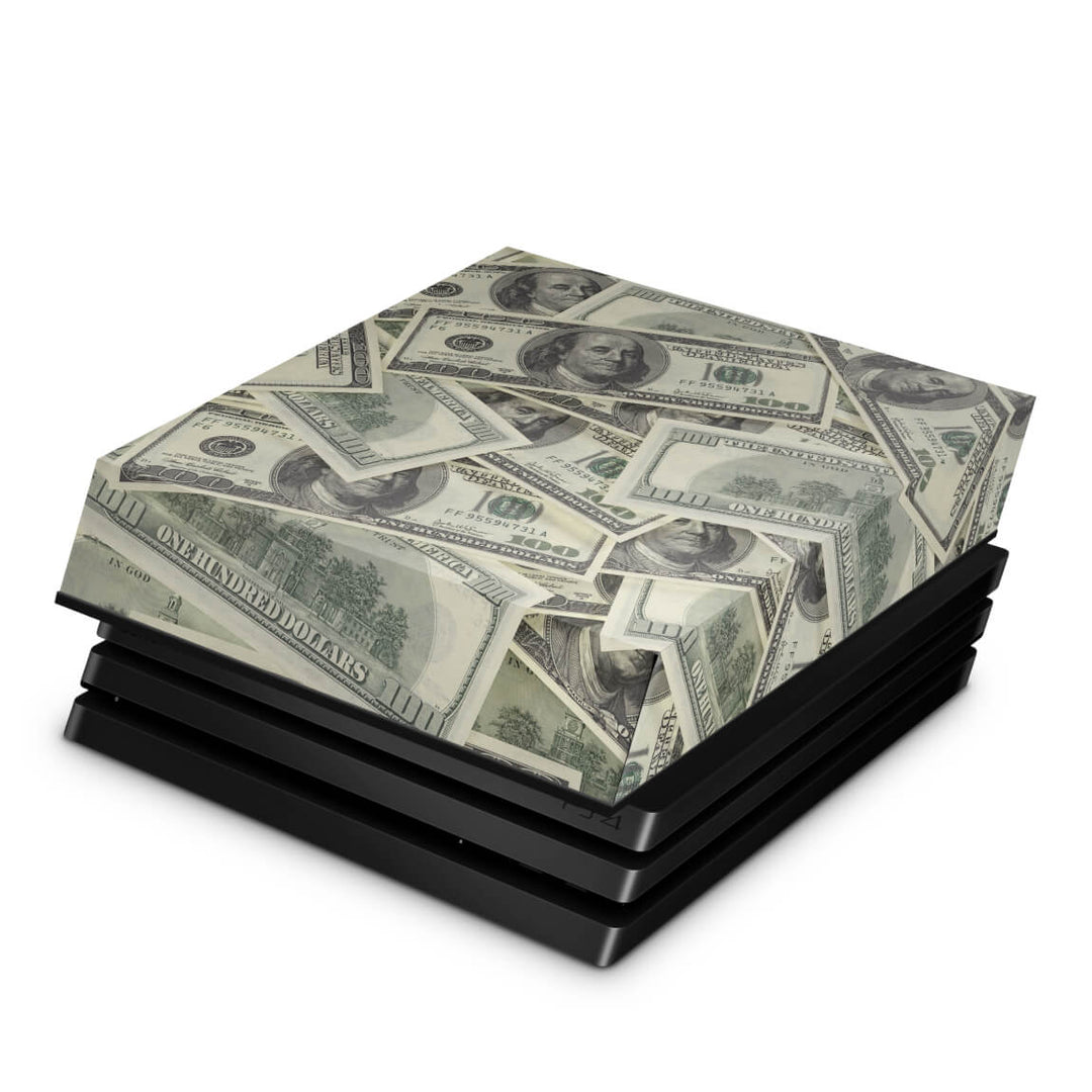 Capa Anti Poeira PS4 Pro - Dollar Money Dinheiro