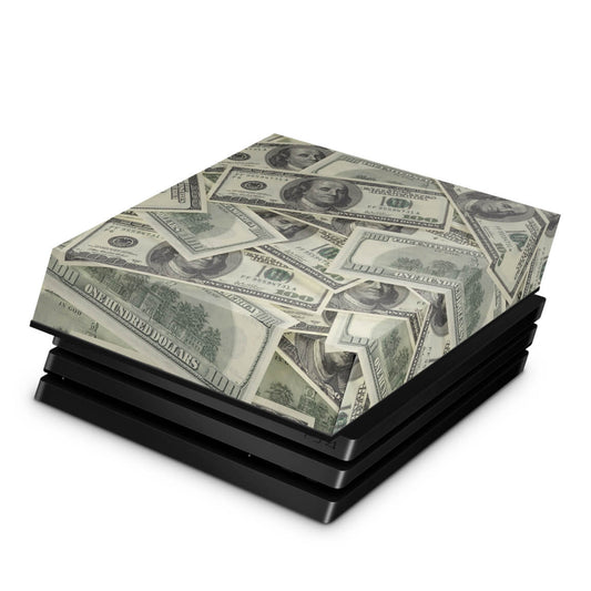 Capa Anti Poeira PS4 Pro - Dollar Money Dinheiro