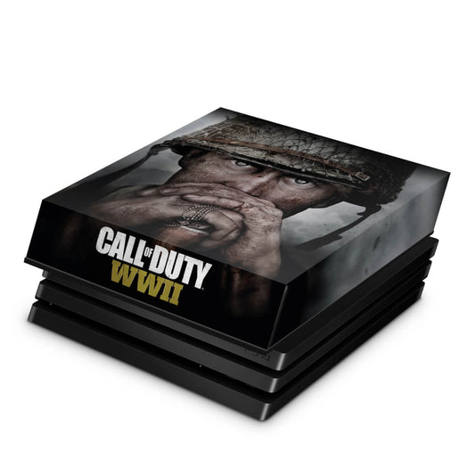 Capa Anti Poeira PS4 Pro - Call of Duty WW2