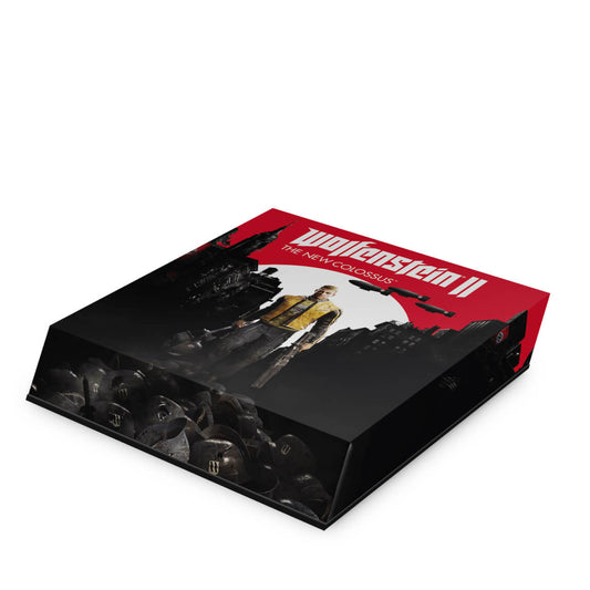 Capa Anti Poeira PS4 Pro - Wolfenstein 2 New Order