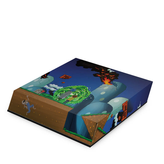 Capa Anti Poeira PS4 Pro - Rick And Morty Mario