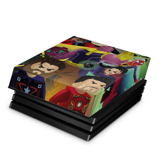 Capa Anti Poeira PS4 Pro - Lego Avengers Vingadores