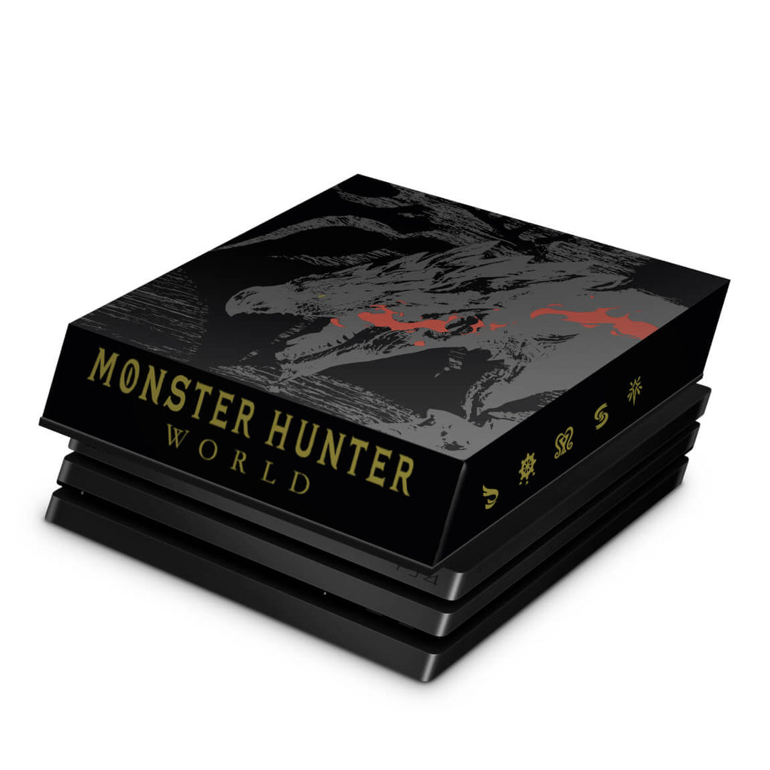 Capa Anti Poeira PS4 Pro - Monster Hunter Edition