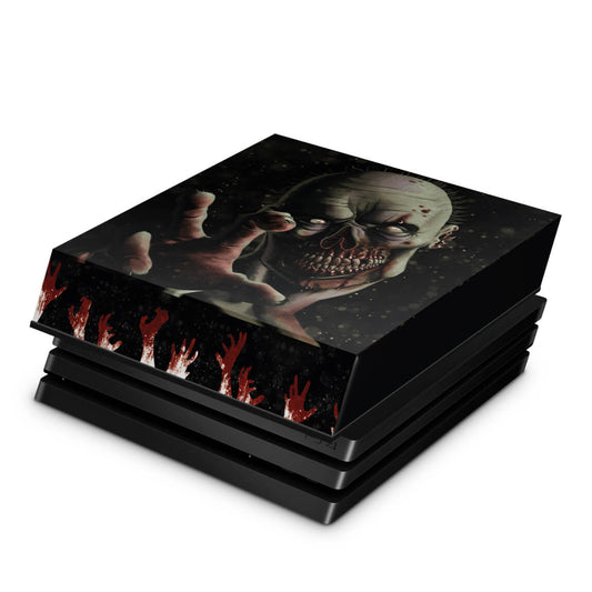 PS4 Pro Capa Anti Poeira - Zombie Zumbi The Walking