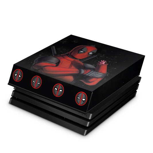 PS4 Pro Capa Anti Poeira - Deadpool 2