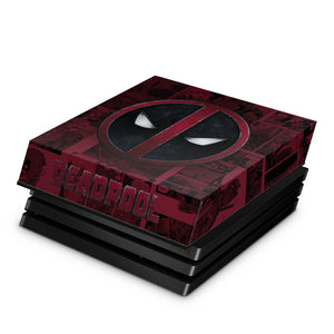 Capa Anti Poeira PS4 Pro - Deadpool Comics