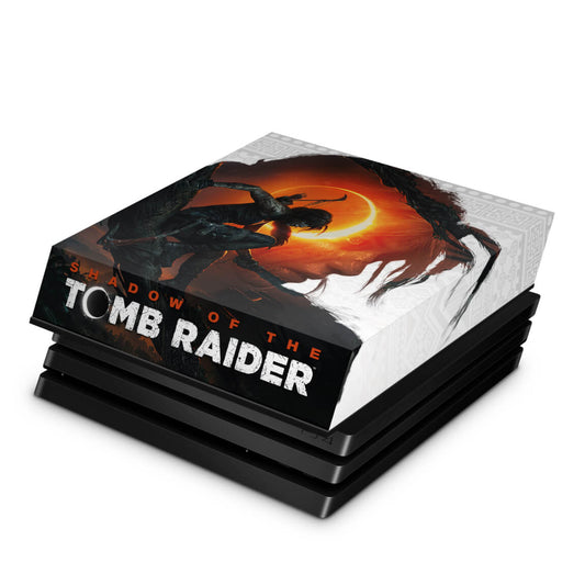 PS4 Pro Capa Anti Poeira - Shadow Of The Tomb Raider
