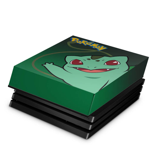 PS4 Pro Capa Anti Poeira - Pokemon Bulbasaur