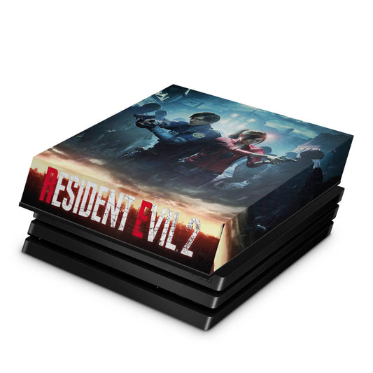 PS4 Pro Capa Anti Poeira - Resident Evil 2 Remake