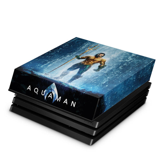 PS4 Pro Capa Anti Poeira - Aquaman