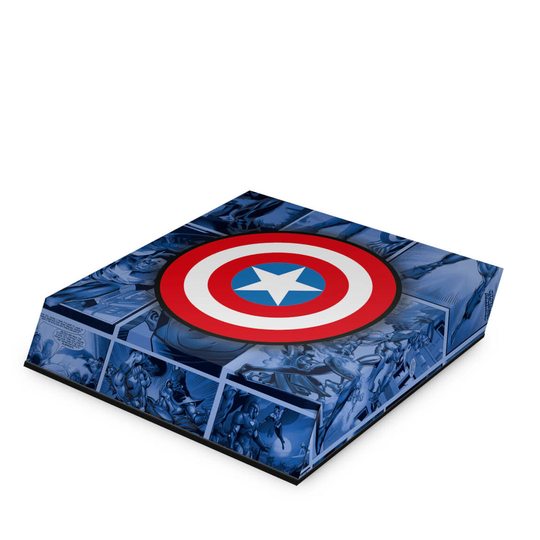 Capa Anti Poeira PS4 Pro - Capitão América Comics - Pop Arte Skins - foto 2