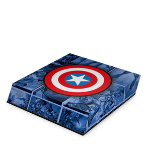 Capa Anti Poeira PS4 Pro - Capitão América Comics - Pop Arte Skins - foto 2