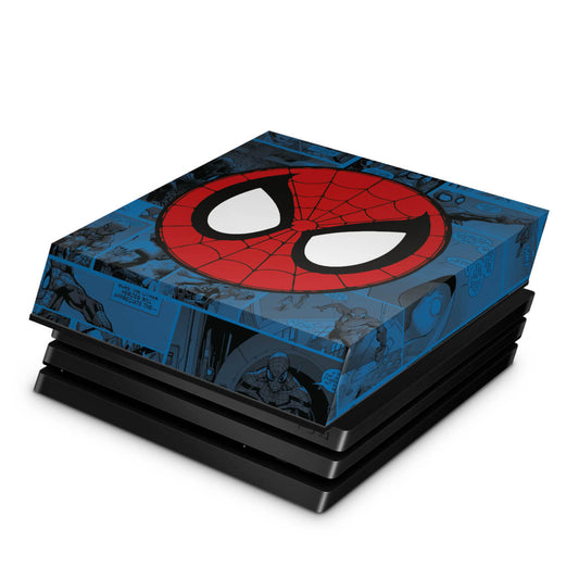PS4 Pro Capa Anti Poeira - Homem-Aranha Spider-Man Comics