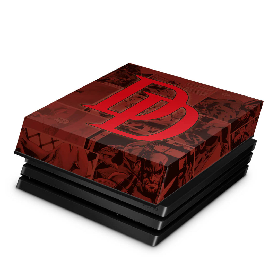 Capa Anti Poeira PS4 Pro - Daredevil Demolidor Comics