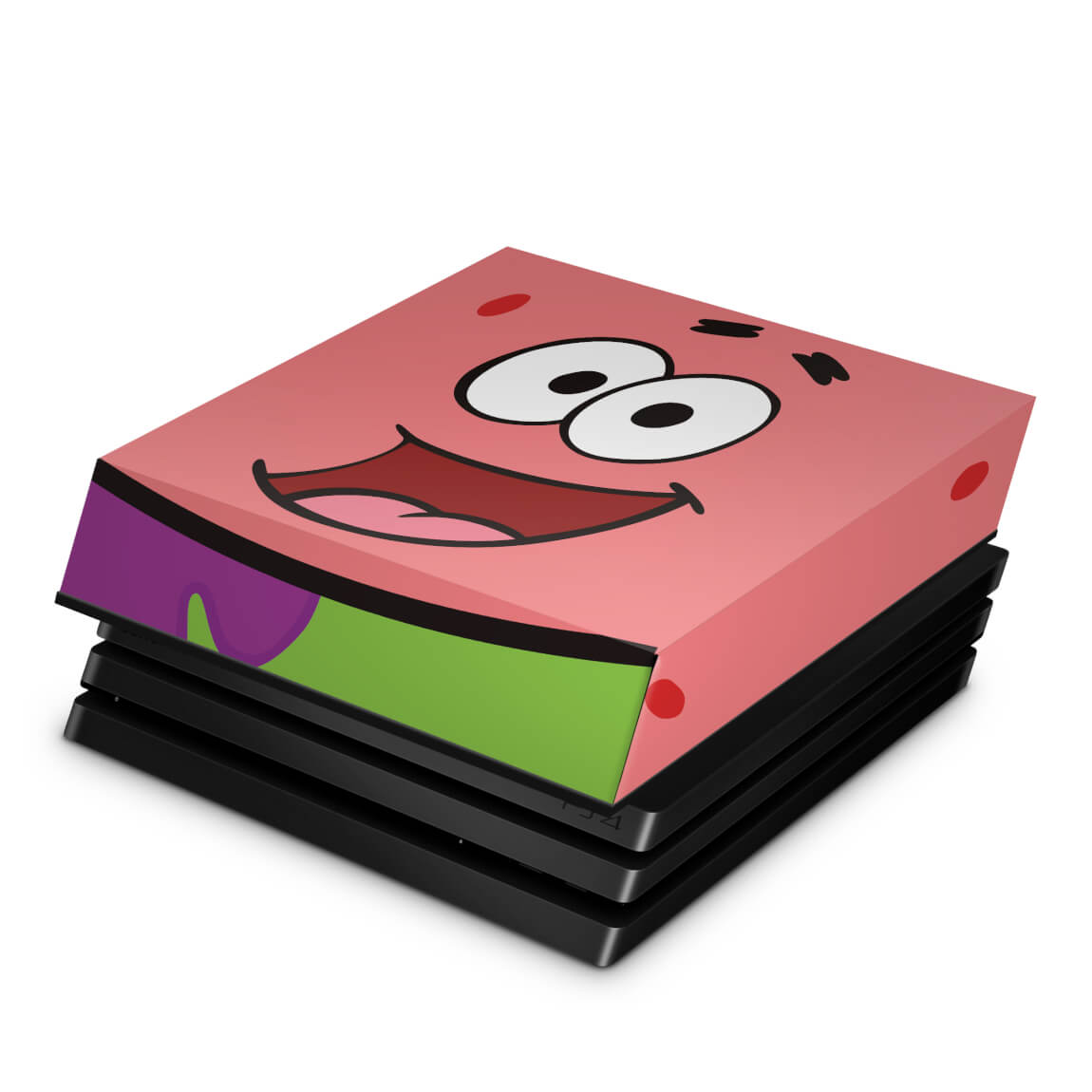 PS4 Pro Capa Anti Poeira - Patrick Bob Esponja