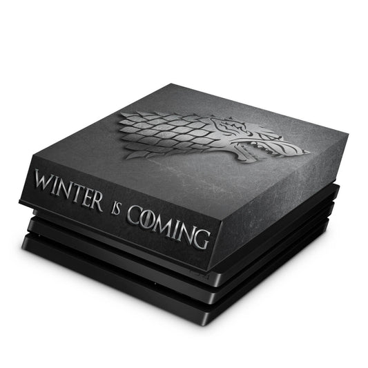 PS4 Pro Capa Anti Poeira - Game Of Thrones Stark