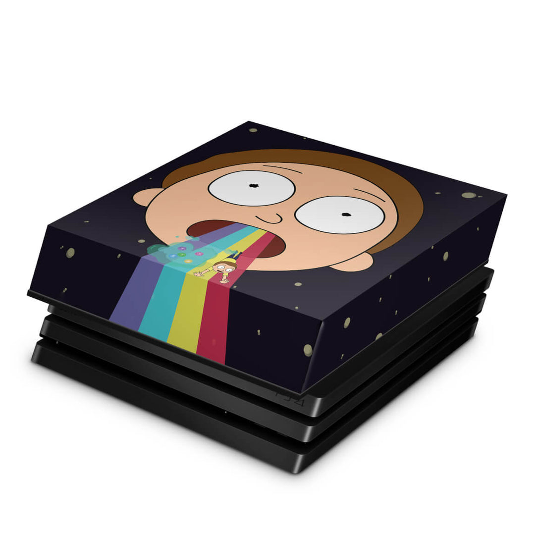 Capa Anti Poeira PS4 Pro - Morty Rick and Morty
