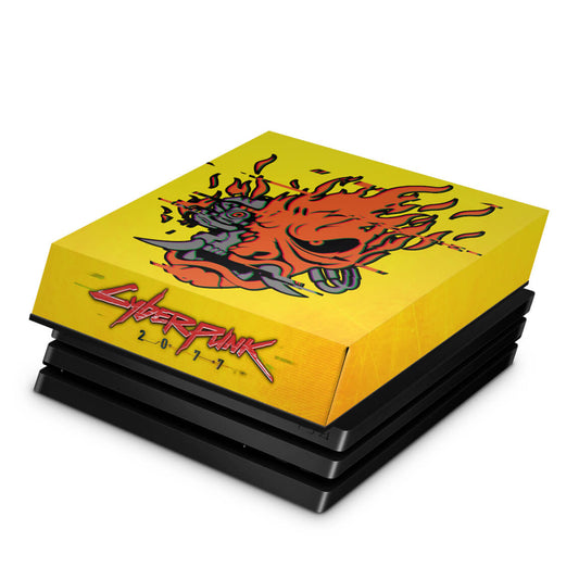 PS4 Pro Capa Anti Poeira - Cyberpunk 2077