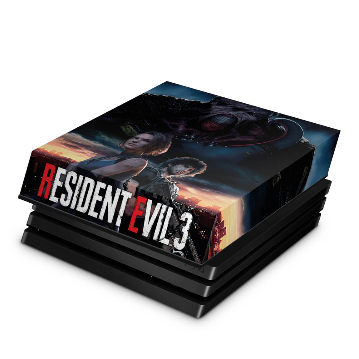 PS4 Pro Capa Anti Poeira - Resident Evil 3 Remake