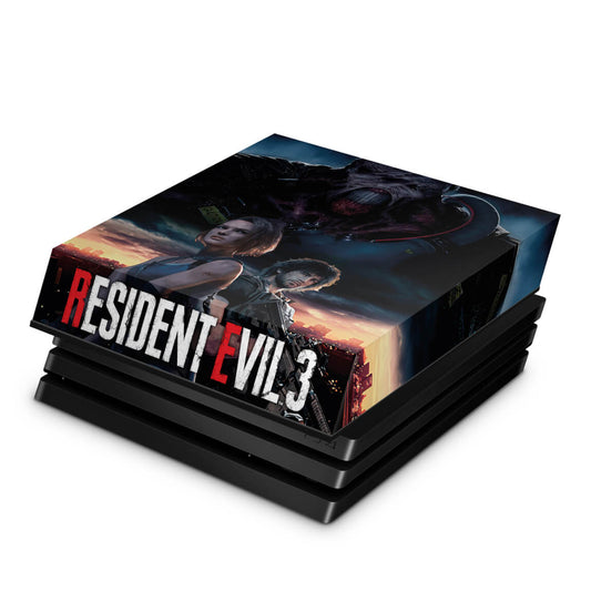 PS4 Pro Capa Anti Poeira - Resident Evil 3 Remake