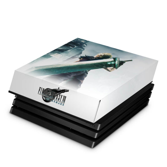 PS4 Pro Capa Anti Poeira - Final Fantasy 7 Remake