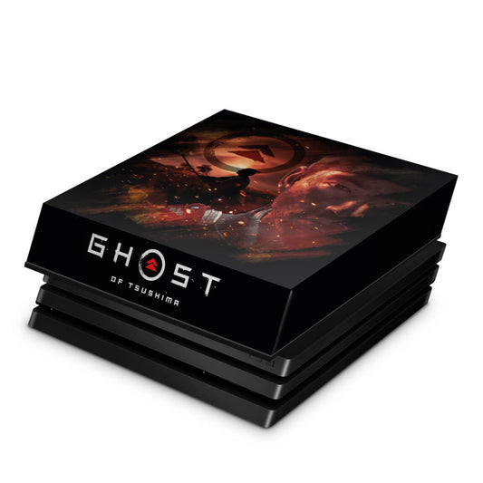 PS4 Pro Capa Anti Poeira - Ghost of Tsushima