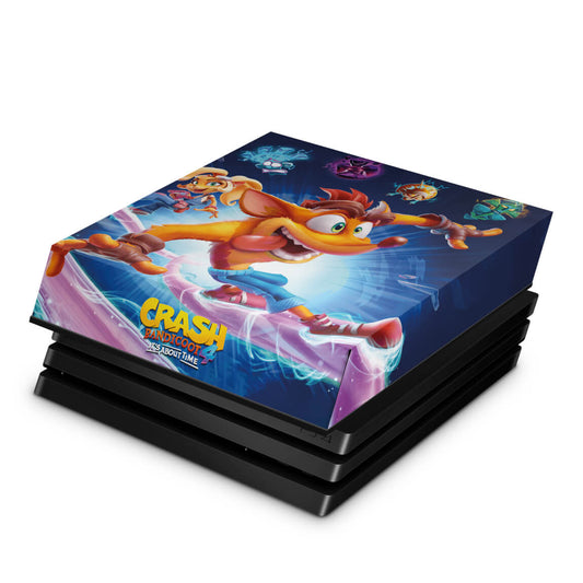 PS4 Pro Capa Anti Poeira - Crash Bandicoot 4