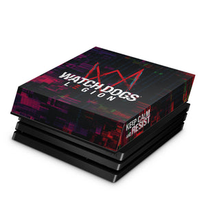 Capa Anti Poeira PS4 Pro - Watch Dogs Legion