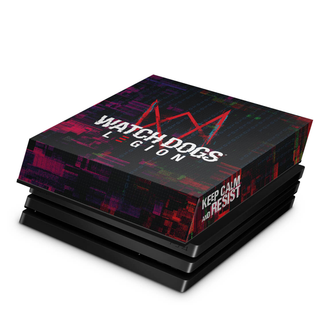 PS4 Pro Capa Anti Poeira - Watch Dogs Legion