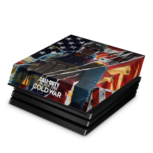 PS4 Pro Capa Anti Poeira - Call Of Duty Cold War