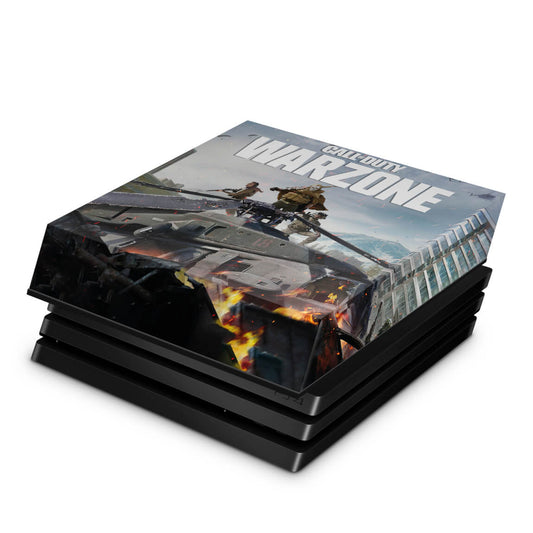 PS4 Pro Capa Anti Poeira - Call of Duty Warzone