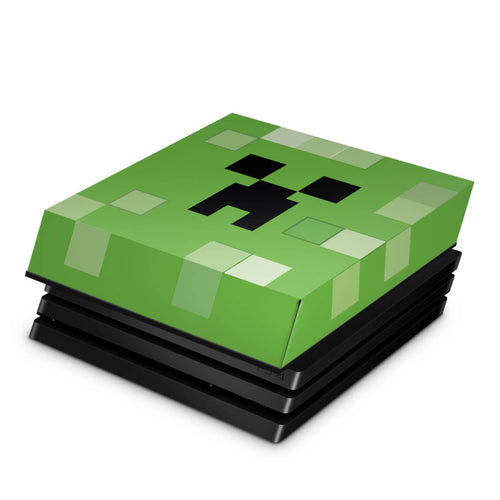 Capa Anti Poeira PS4 Pro - Creeper Minecraft