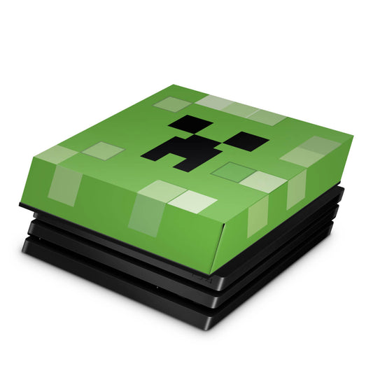 PS4 Pro Capa Anti Poeira - Creeper Minecraft