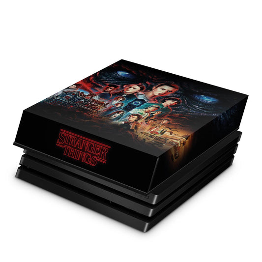 PS4 Pro Capa Anti Poeira - Stranger Things