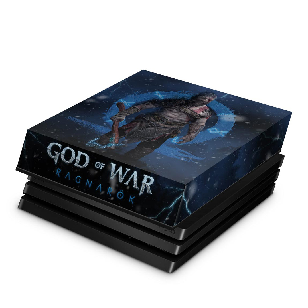 Capa Anti Poeira PS4 Pro - God of War Ragnarok B