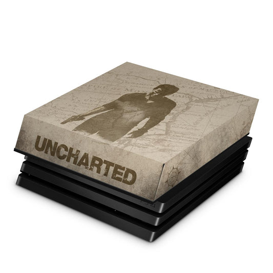 PS4 Pro Capa Anti Poeira - Uncharted