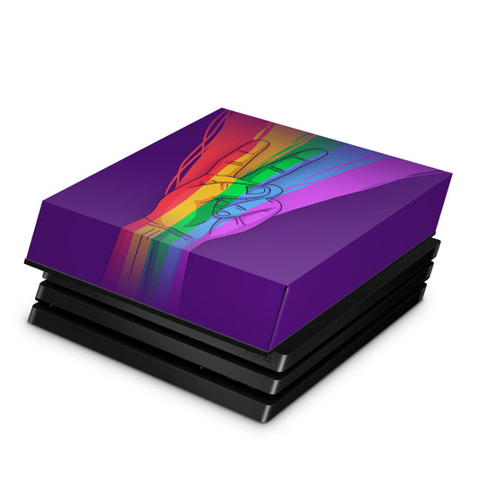 PS4 Pro Capa Anti Poeira - Rainbow Colors Colorido