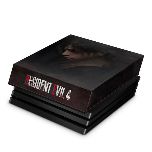 PS4 Pro Capa Anti Poeira - Resident Evil 4 Remake
