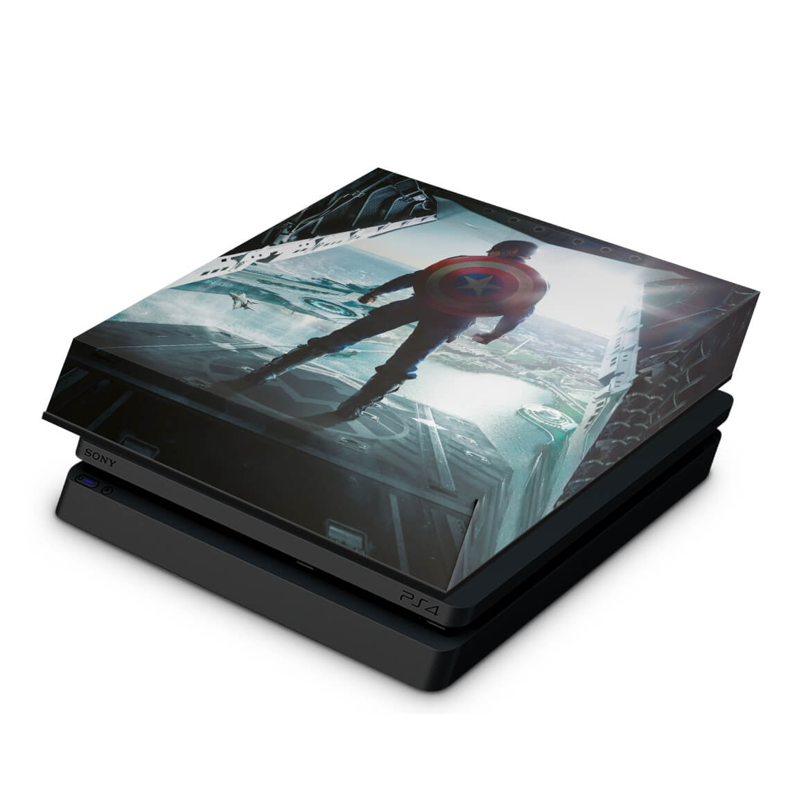Capa Anti Poeira PS4 Slim - Capitao America