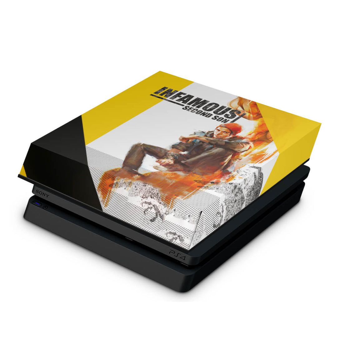 Capa Anti Poeira PS4 Slim - Infamous