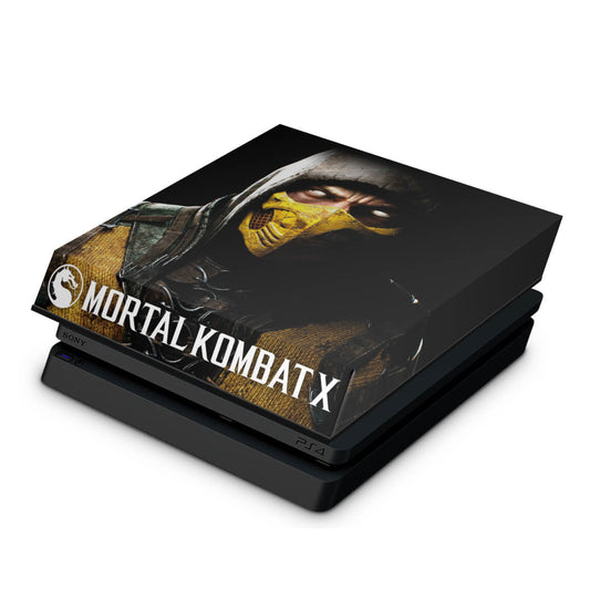 PS4 Slim Capa Anti Poeira - Mortal Kombat X